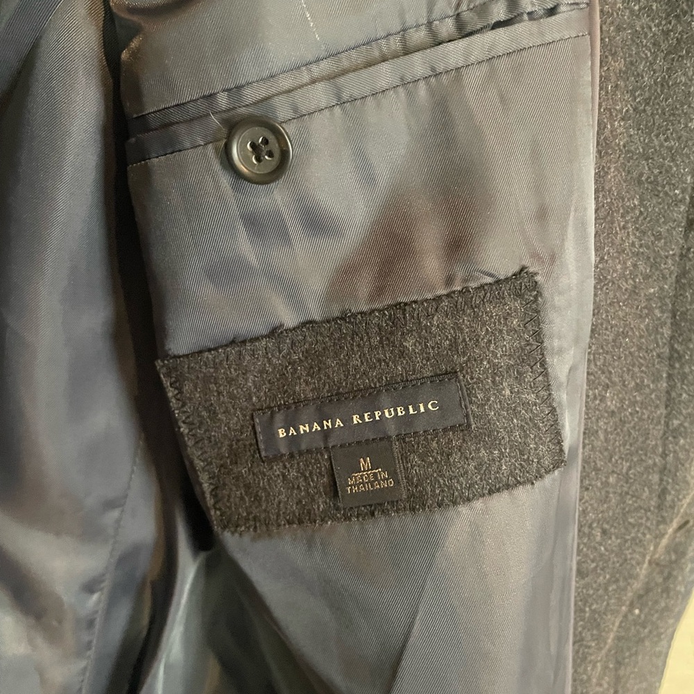 Banana Republic Men’s Sendero Wool Top coat. Size Medium - Picture 7 of 10